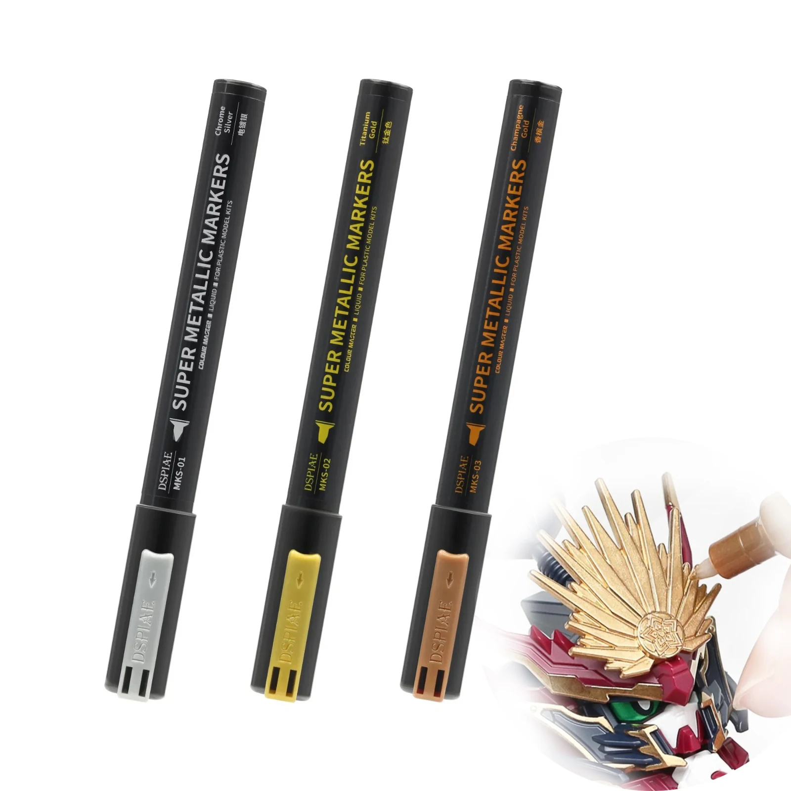 Workshop Tools Wood - DSPIAE MKS Super Metallic Marker 2.0mm