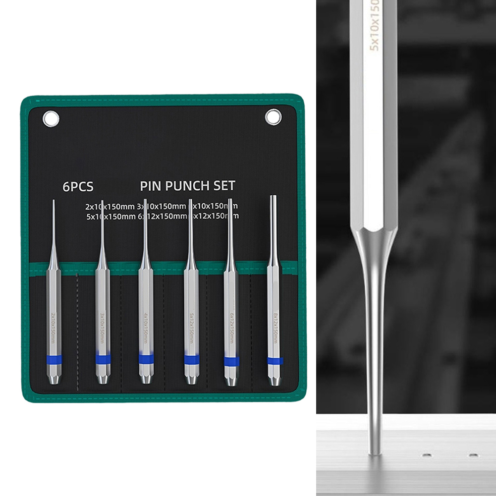 Hand Tools Mechanical Workshop - 1/6pcs 2/3/4/5/6/8mm Hand Cone Punch Roll