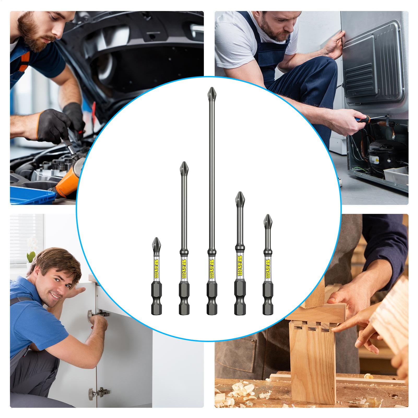 Drill Screwdriver Bit Set 5-Pi - огляд і ціна Tools In Workshop