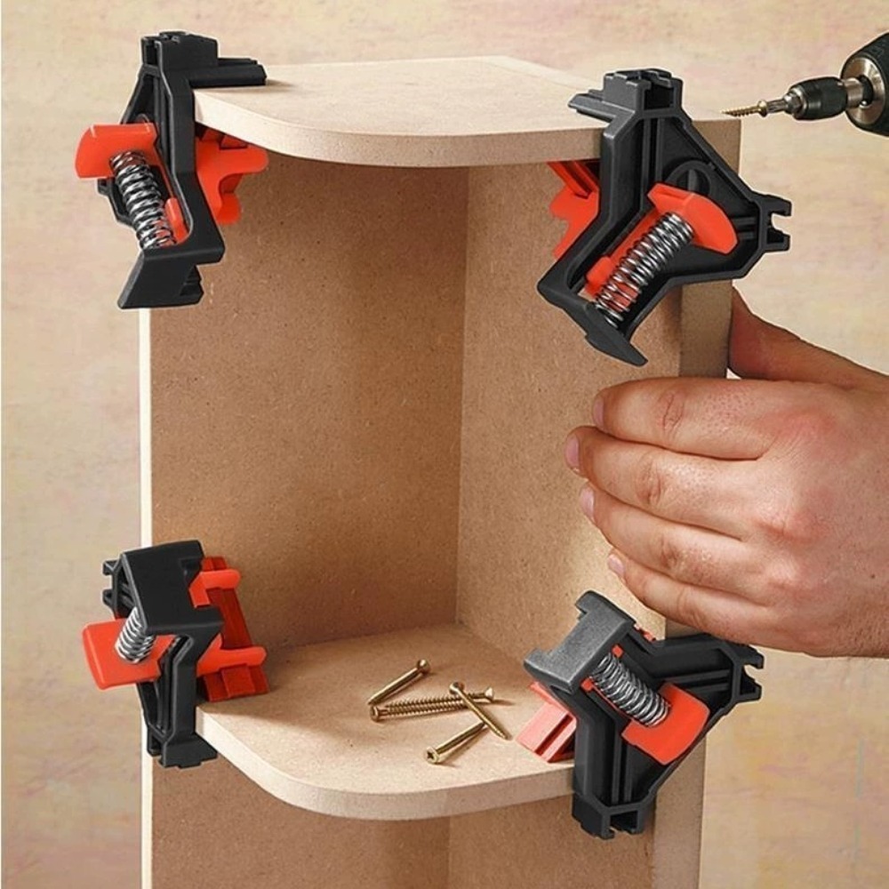 4pcs 90° Right Angle Clamp Fix - огляд і ціна Hand Tools Mechanical Workshop