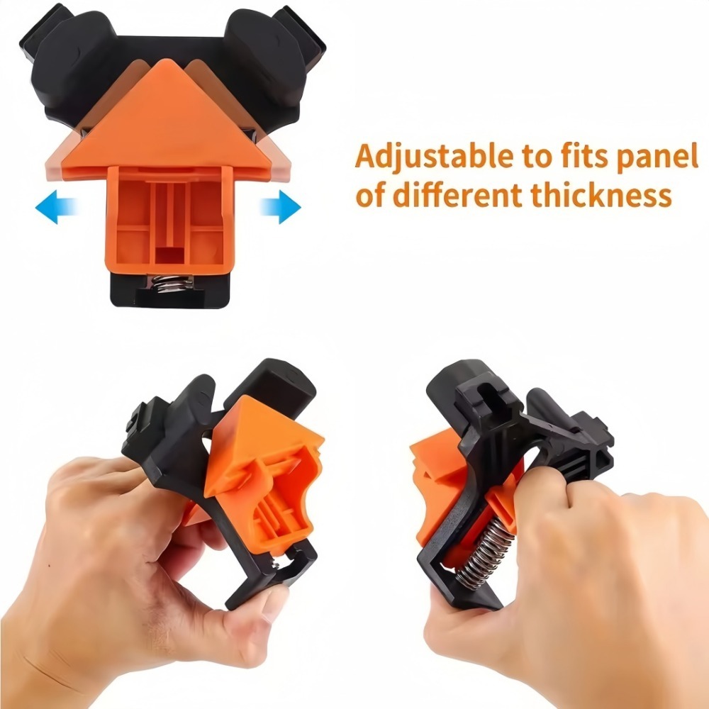 4pcs 90° Right Angle Clamp Fix - огляд і ціна Hand Tools Mechanical Workshop