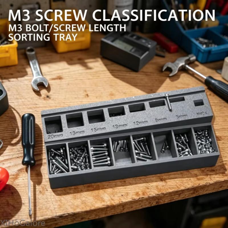 M3 Bolt Screw Length Sorter Tr - огляд і ціна Screw Organizer Kit