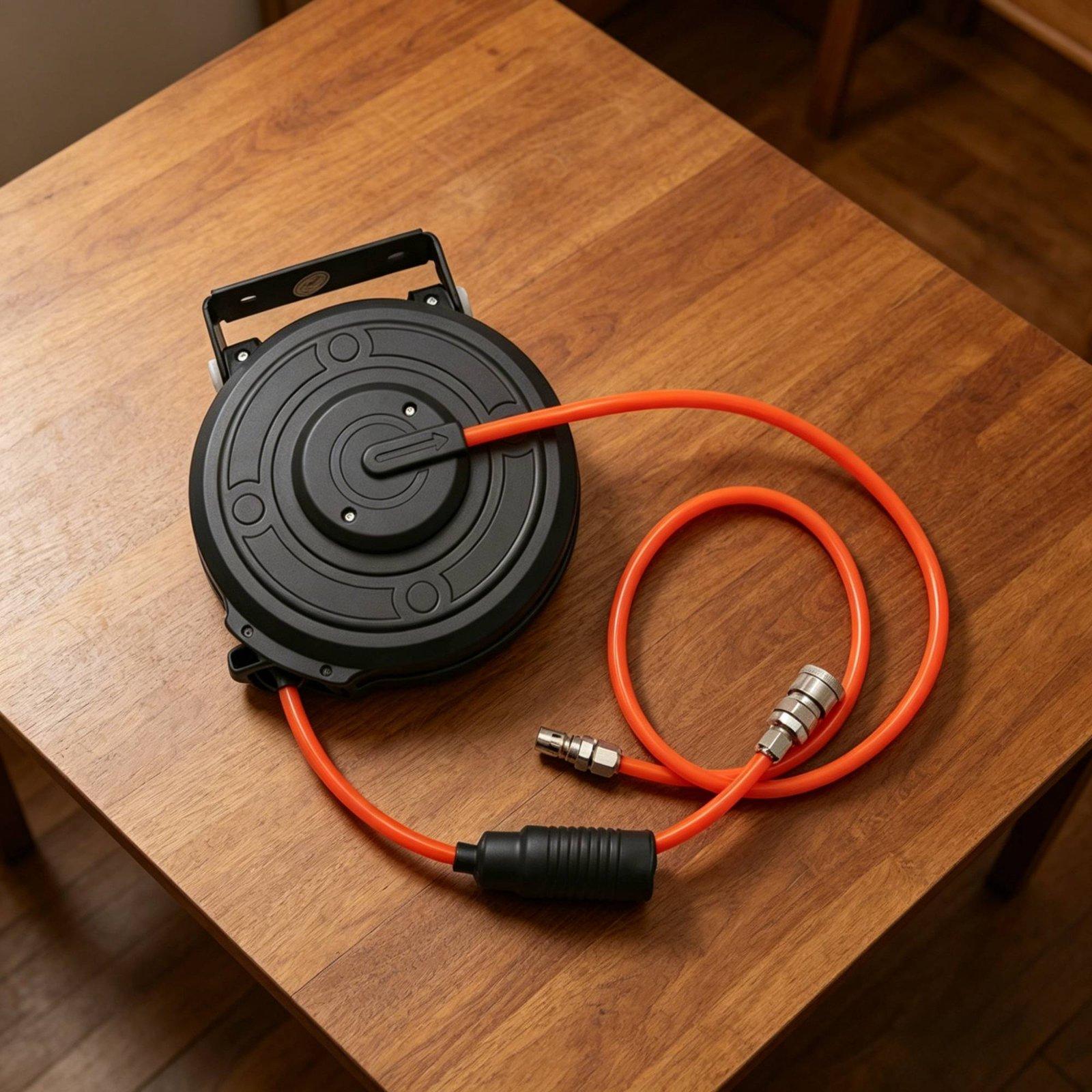 Retractable Pneumatic Air Hose - огляд і ціна Tools In Workshop