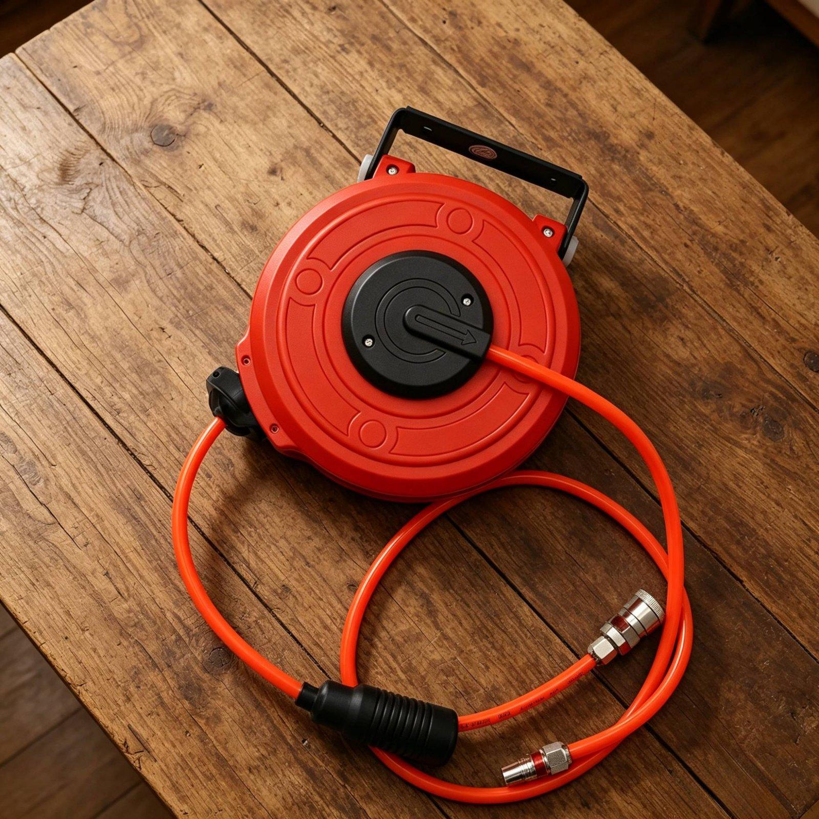Retractable Pneumatic Air Hose - огляд і ціна Tools In Workshop