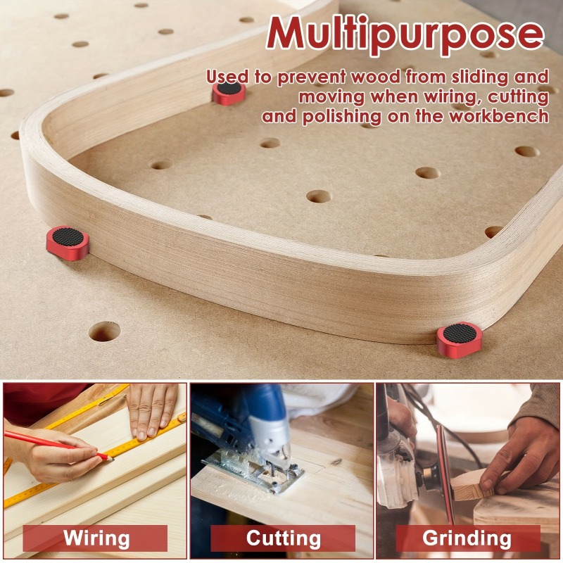 8pcs Workbench Peg Brake Dogs  - огляд і ціна Workshop Tools Bench