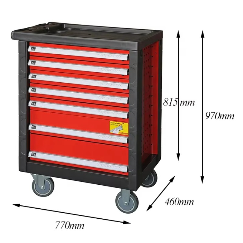 225 Pcs Movable Tool Cabinet 7 - огляд і ціна Hand Tools In Workshop