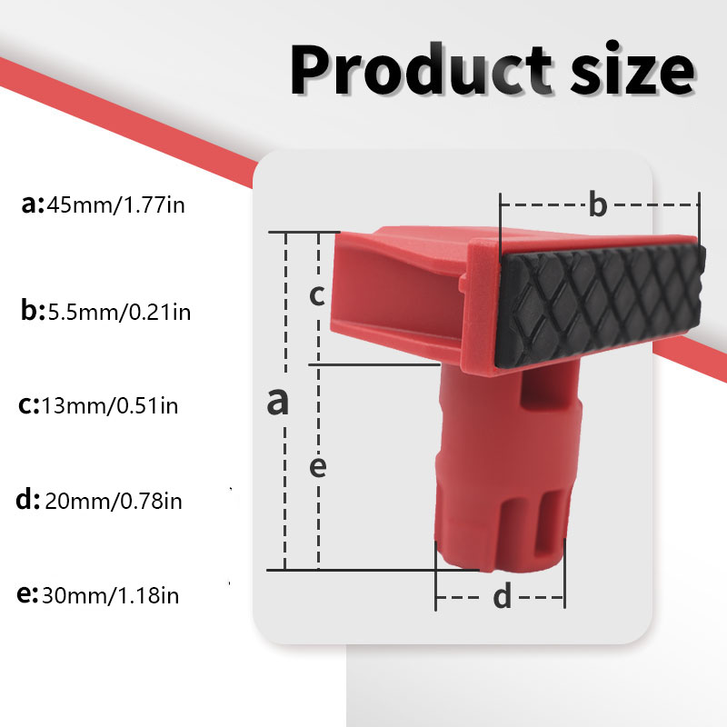 4Pcs Plastics Bench Dogs, 20mm - огляд і ціна Workshop Tools Bench