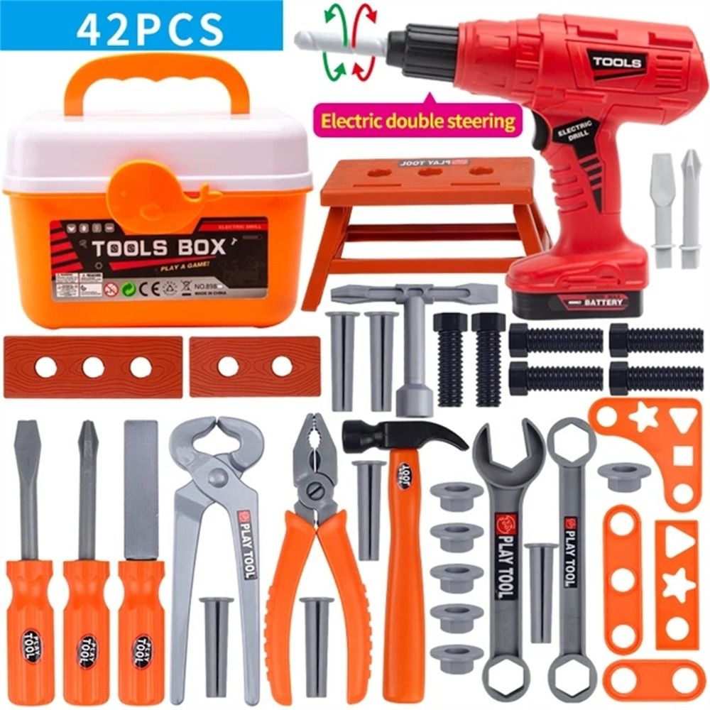 Electric Toy Drill Repair Tool - огляд і ціна Workshop Tools Toy