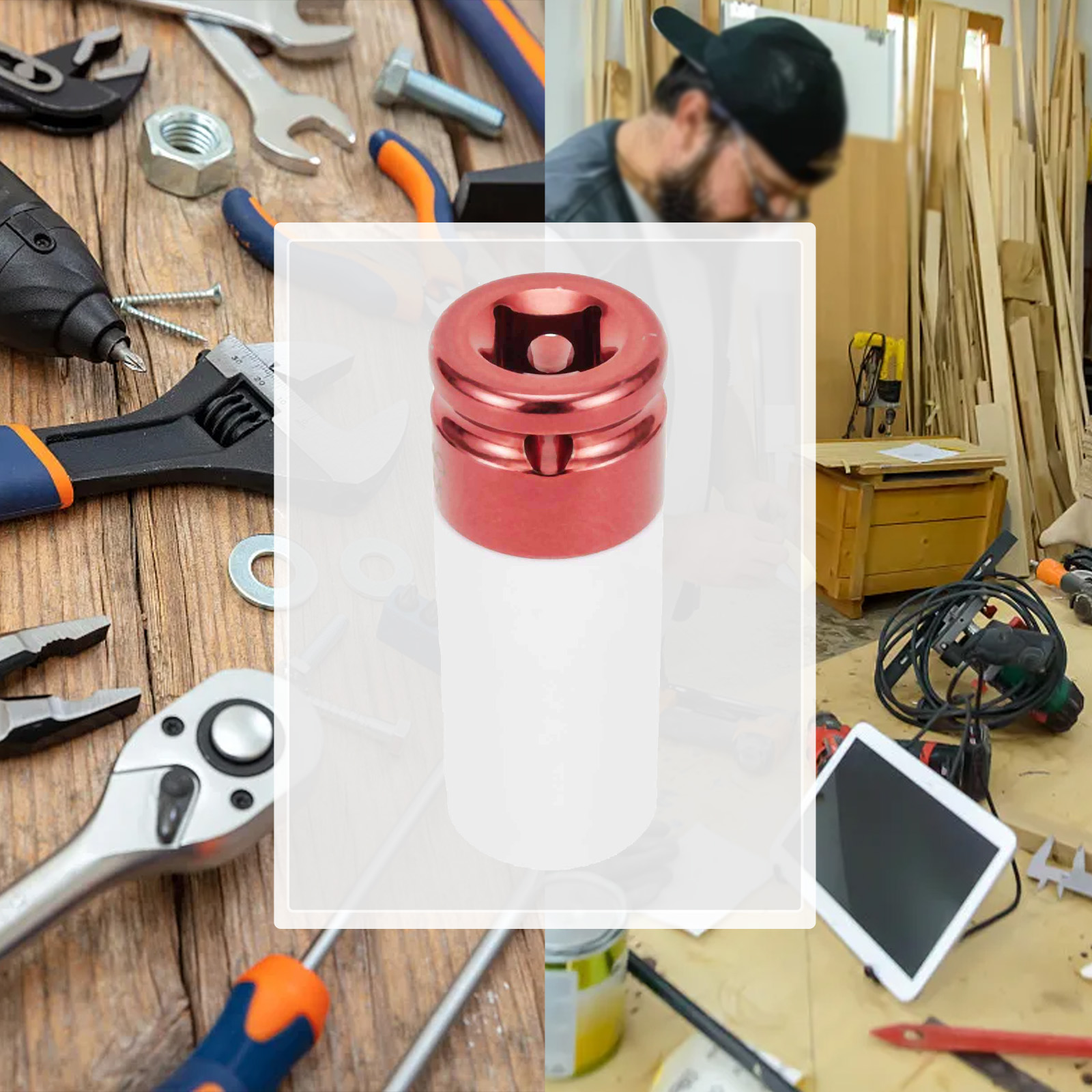 1Pc Metal Socket 17mm 19mm 21m - огляд і ціна Hand Tools In Workshop