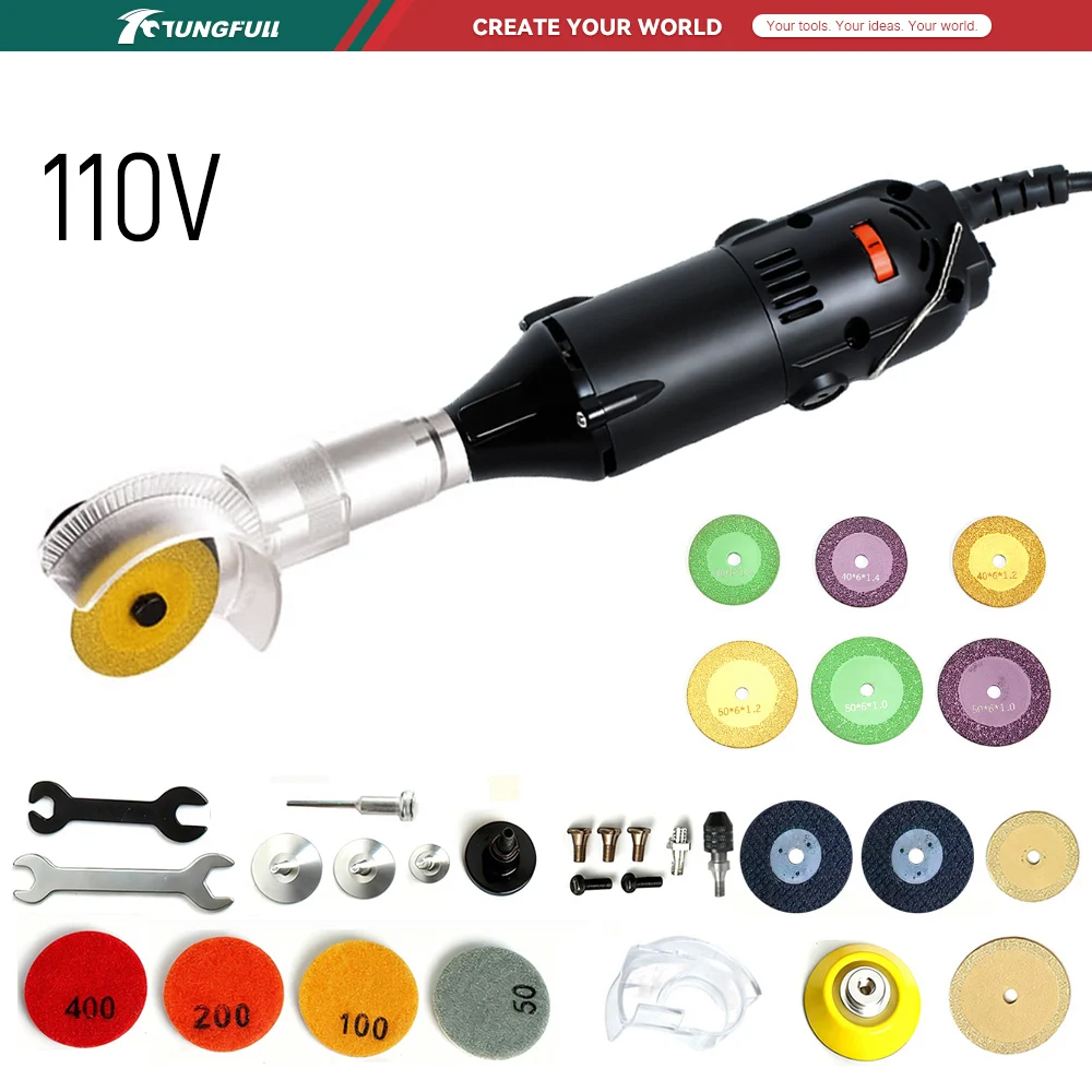 TUNGFULL 110V Mini Angle Grind - огляд і ціна Hand Tools Mechanical Workshop