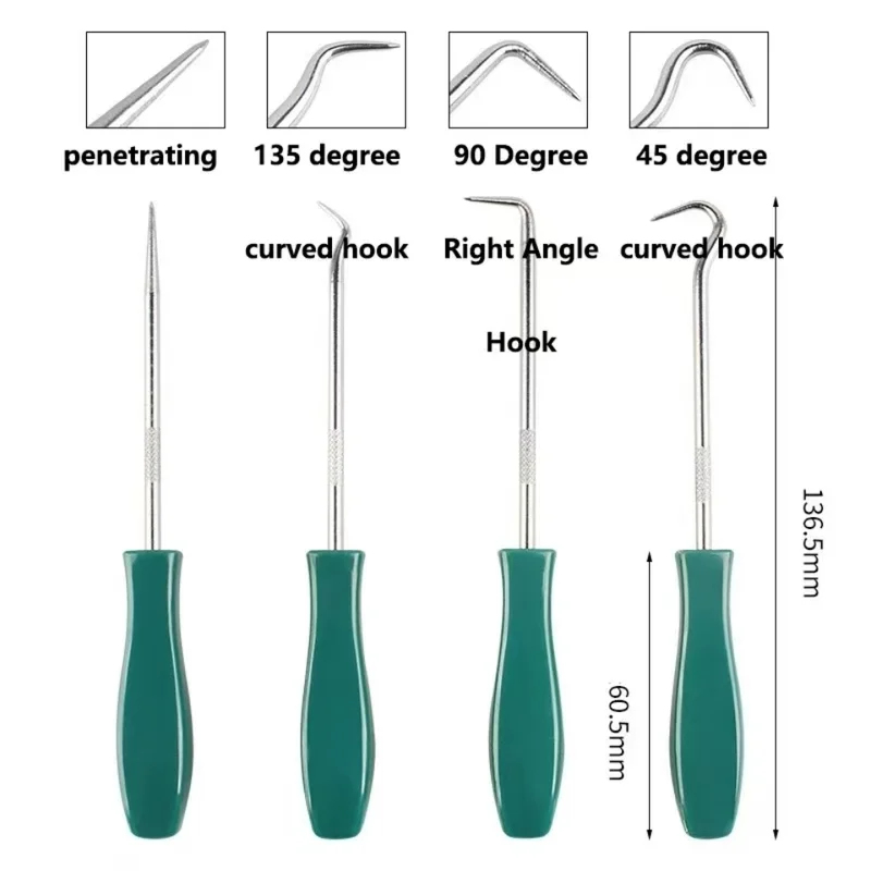 4Pcs 135mm Oil Seal Pick Hooks - огляд і ціна Hand Tools In Workshop