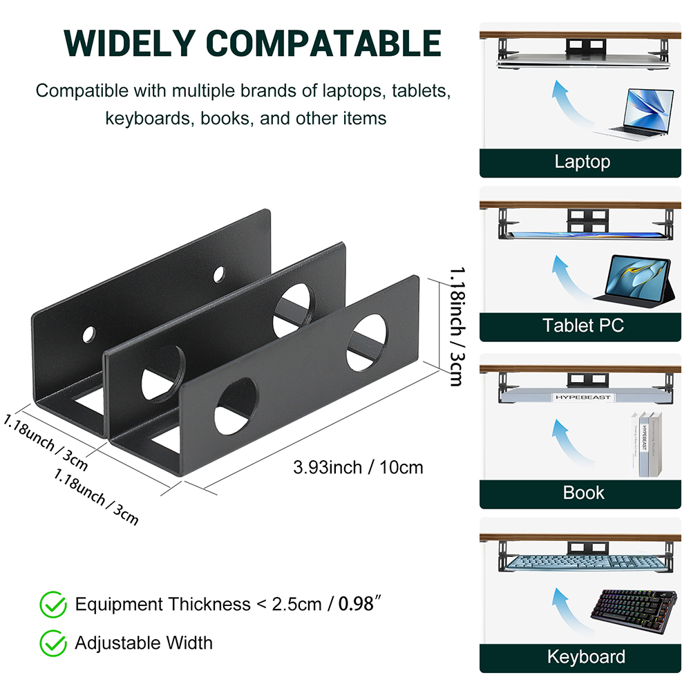 Under Desk Double Decker Lapto - огляд і ціна Screw Organizer Kit
