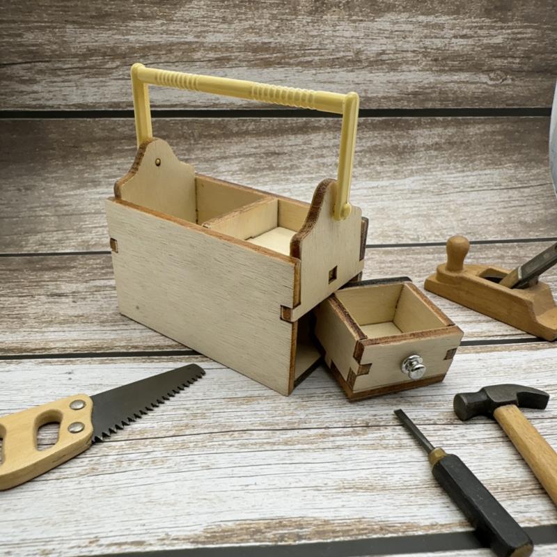 Hot 1/12 Dollhouse Mini Wooden - огляд і ціна Workshop Tools Toy